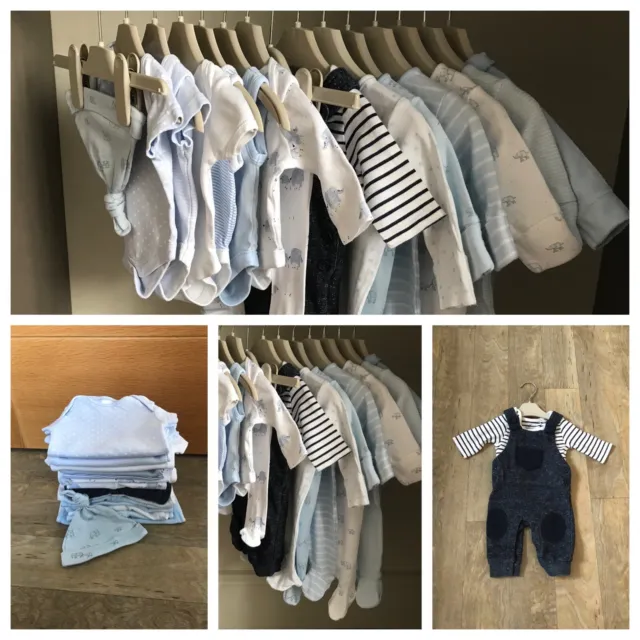 Schöne Baby Jungen Kleidung Konvolut Alter Neugeborenes/0-1 Monat toller Zustand.