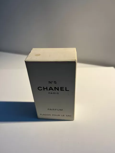 Vintage 1980s CHANEL No 5 Parfum FLACON POUR LE SAC - *New*