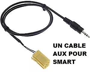 Auxiliaire smart autoradio double din smart 451 aux autoradio smart 451 fortwo 2