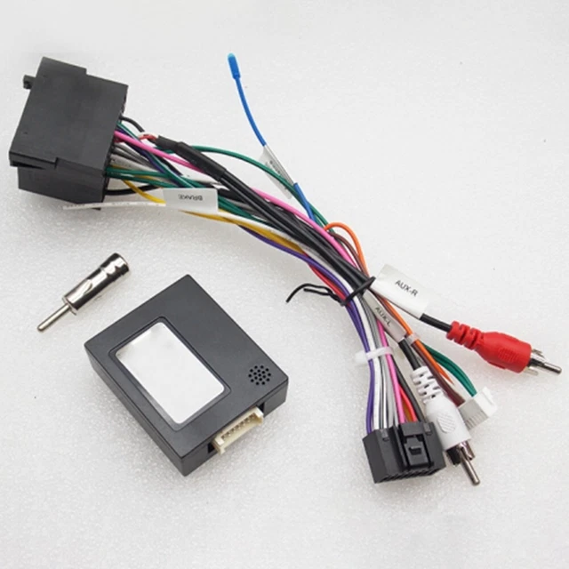 Faisceau Câbles CAN Bus + Adaptateur ISO 16 Broches Pour Alfa Romeo 147/156/159/GT/Brera/Spider/MiTo - Avec Adaptateur Antenne