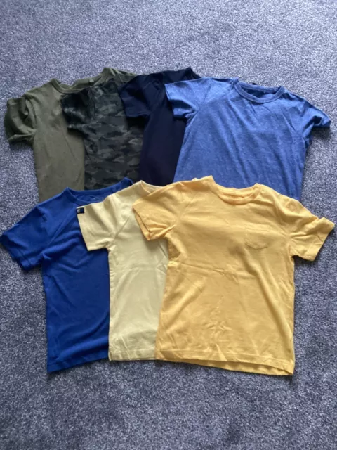 Boys Next T-shirt Bundle x7 Age 4-5 Years