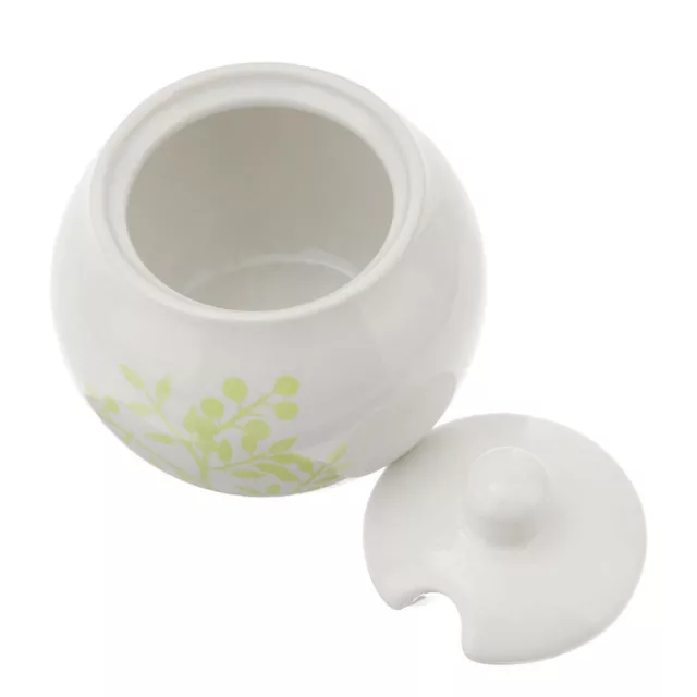 Ceramic Jar Set Condiment Jars With Lids Spoons Seasoning Box With Ceramic Jar