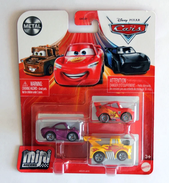 DISNEY PIXAR CARS 3 Pack Mini Racers 2022 Holley Shiftwell Hot Rod ...