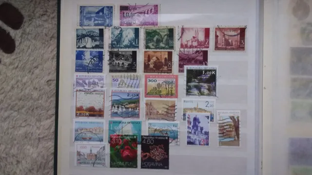Briefmarken Sammlung Lot Europa Istrien Kroatien