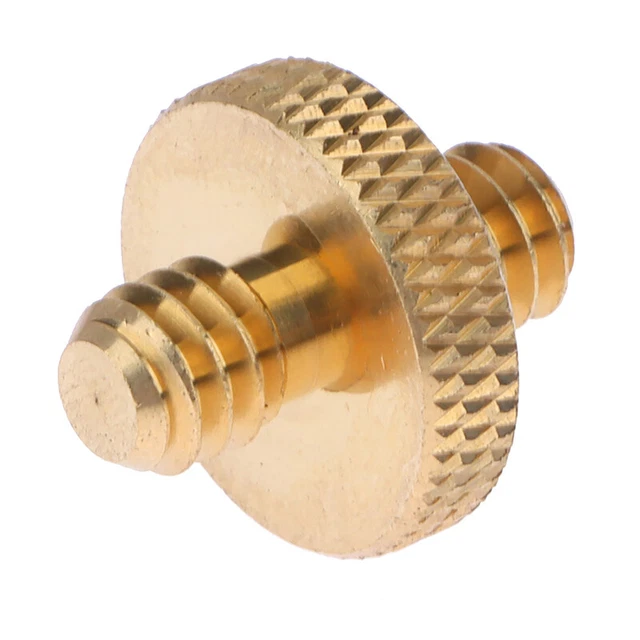 Adaptador de metal roscado macho de 1/4"" adaptador de tornillo adaptador compatible con cámara S1