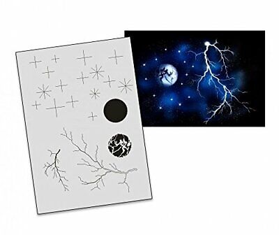 UMR-Design AS-094 Wolf Sagoma per aerografo Step by Step Size M 