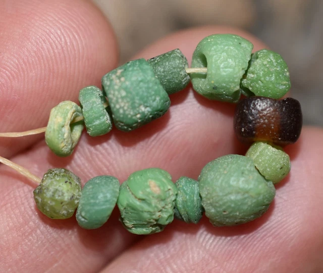 Rare Ancient Glass Excavated Dig Beads Afghanistan Trade Circa 1000 Years Old 3