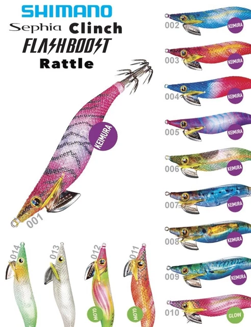 SHIMANO SEPHIA CLINCH FLASH BOOST TOTANARA SEPPIE CALAMARI EGING - Foto 8