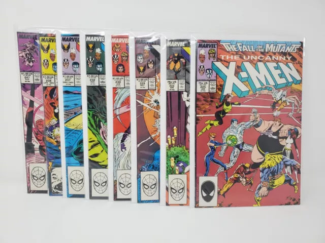 Uncanny X-Men Lot Issues ranging from 225 to 247 Higher Grade