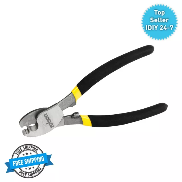 Rolson 6'' 150mm Heavy Duty Electric Cable Wire Cutter Electrician Plier Strippe