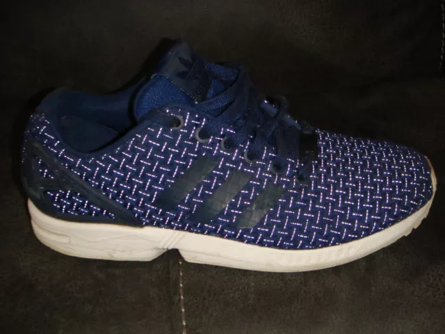 ADIDAS ORIGINALS ZX Flux Torsion Trainers Blue 2015 Size 7