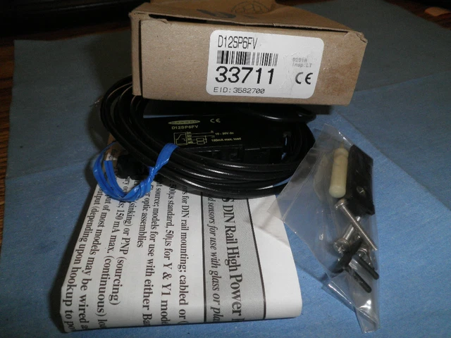 Banner Mdl : D12SP6FV Photoélectrique Capteur. Neuf Stock Ancien <