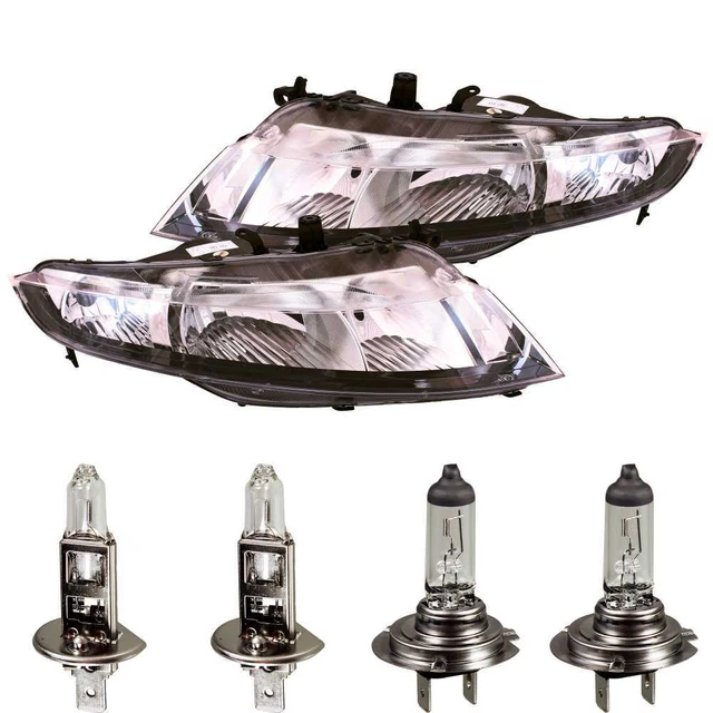 Phare Avant Droit Pour Honda Civic Hatchback 2005-2011 - Halogène, Avec Moteur