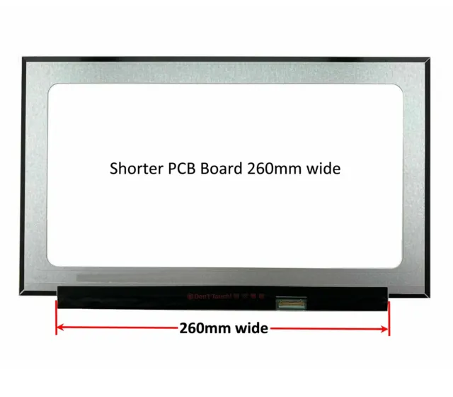 For Lenovo FRU 01YN165 FHD LCD 1920 x 1080 Screen 30 Pin 260 MM Wide PCB
