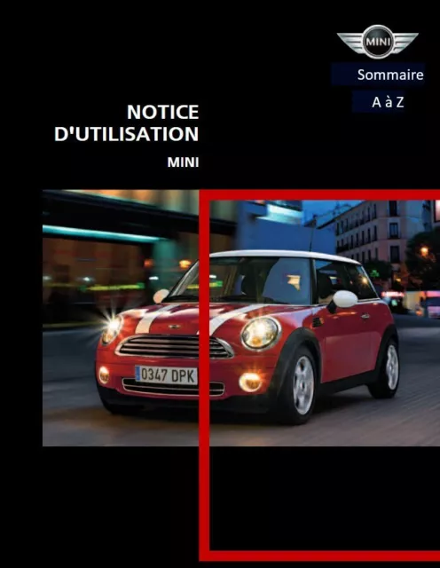 Mini Cooper Cooper S 07-12 Notice d'Utilisation Français 2