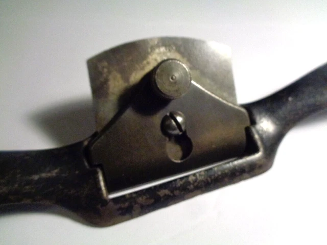 VINTAGE STANLEY NO. 51 SPOKESHAVE w/SWEETHEART "AA" TRADEMARK 1922-35. GOOD