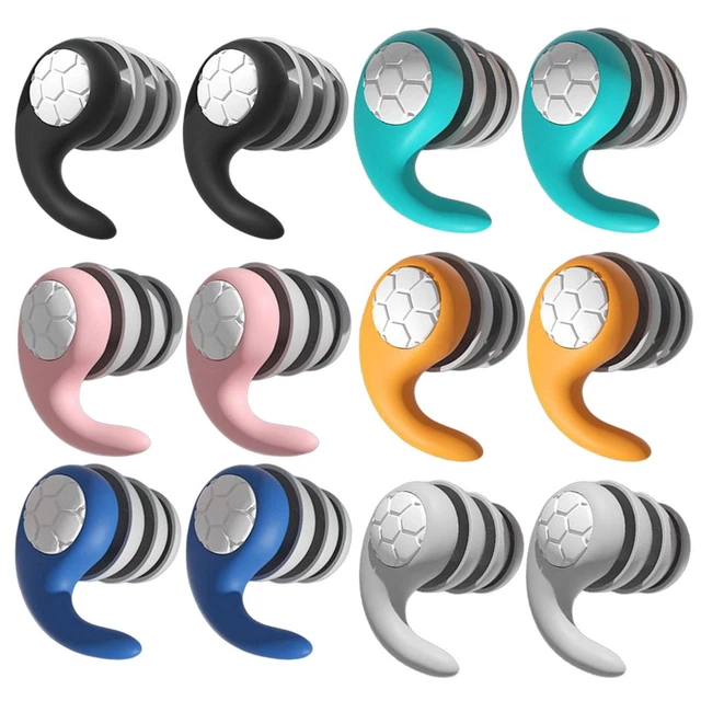 1 pair Noise Reducing Ear Plugs Waterproof Silencing Ear Plugs Silicone