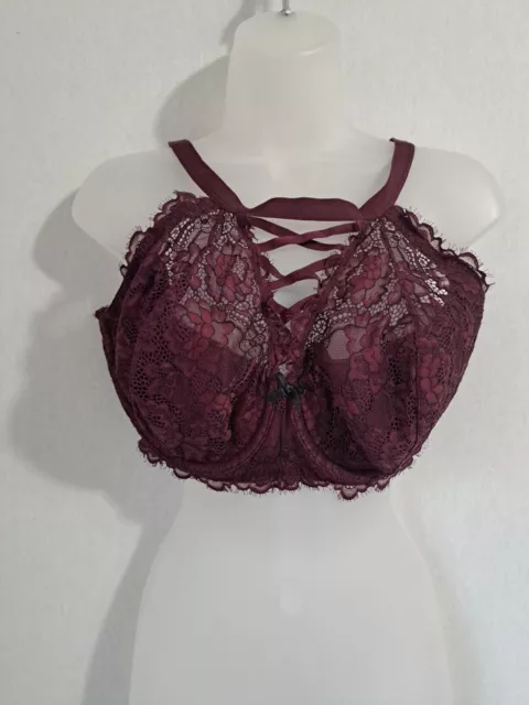 CACIQUE WOMEN'S BRA 40H Lightly Lined Full Coverge Modern Lace Underwire  Padded £35.54 - PicClick UK