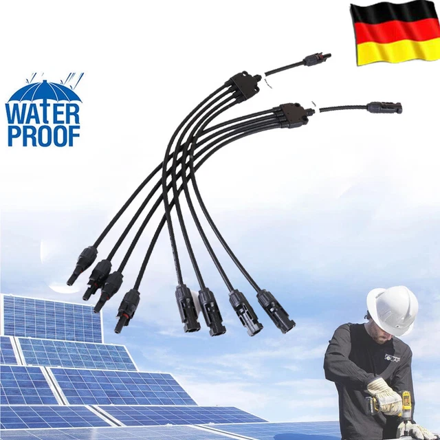 Spina solare Y-4x spina fotovoltaica distributore presa frizione fotovoltaica per pannello solare
