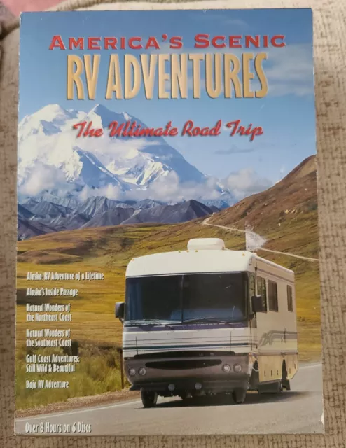 Americas Scenic Rv Adventures The Ultimate Road Trip 6 Disc Dvd Set New Sealed