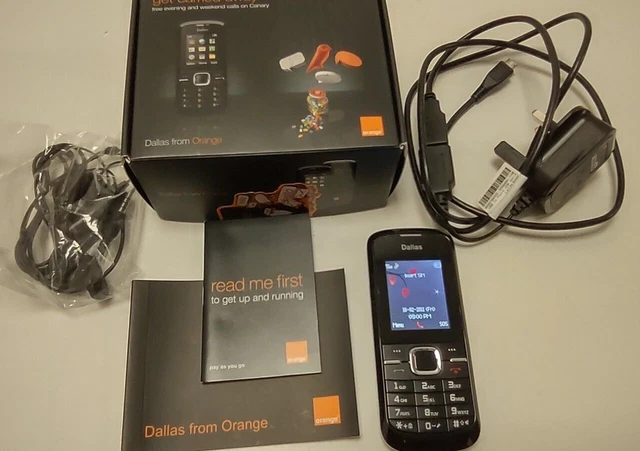 ORANGE DALLAS BLACK ZTE-G R250 Mobile Phone PicClick UK