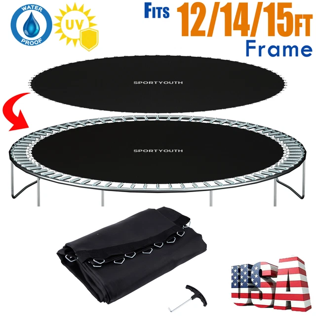 REPLACEMENT TRAMPOLINE MAT Fit 12ft 14ft 15ft Frame 72 88 96 Rings w