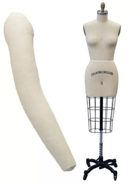 Professional dressmaker dummy ,dress form, Mannequin, Size 2 or 4 with right arm