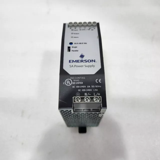Emerson Sola Sdn 5-24-100C Ac/Dc Converter 5A Power Supply