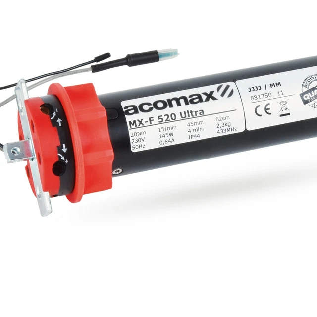 ACOMAX MX-E | Elektronikantrieb Rolladenmotor Rohrantrieb EUR 139,00 ...