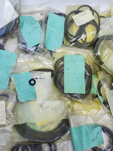 Large Lot Of New Old Stock - Fanuc Robotics Oil Seals, Gaskets, & O-Rings (Hr) 3