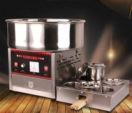 New Upgrade Fancy Art Stainless Steel Cotton Candy Machine 220V
