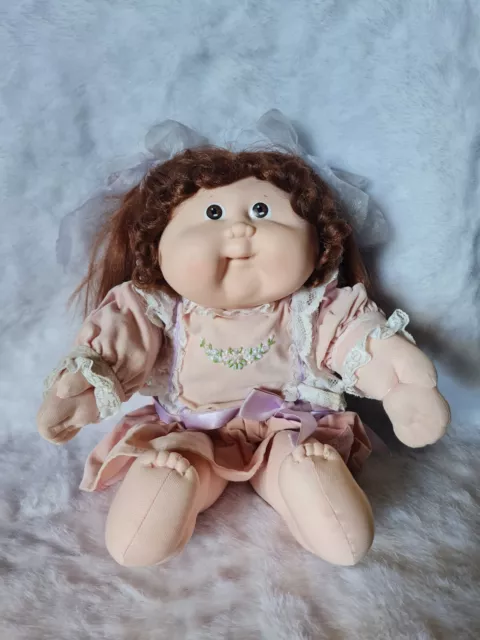 Vintage Cabbage Patch HM17 Cornsilk, Brown Eyes, Brown/Reddish Hair, Dressed