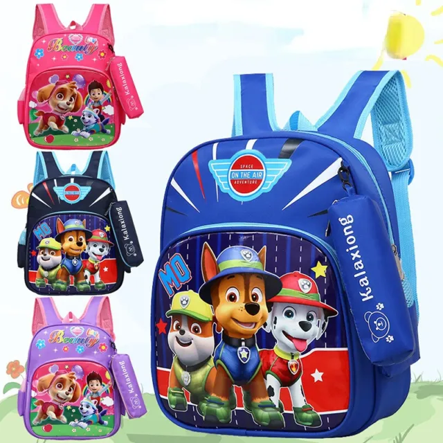 Paw Patrol School Bag for Kids Boys Backpack with pencil case Birthday Gift