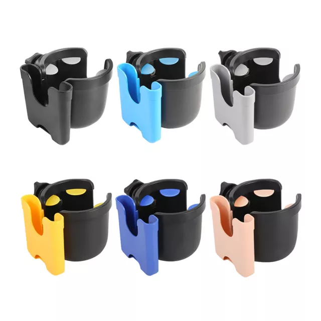 2-in-1 Baby Stroller Cup Holder Universal Mobile Phone Bottle Rack for Pram