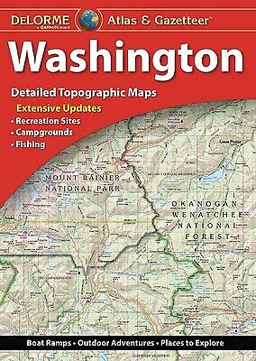 Delorme Atlas & Gazetteer: Washington: Dewa by Rand McNally: New