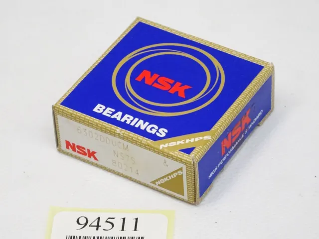 NSK Roulements à Billes 6302DDUCM 6302-DDU-CM / Neuf Emballage D'Origine
