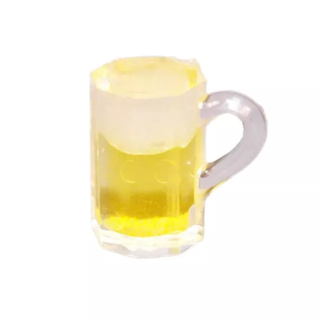 Casa de Muñecas Pinta De Lager Cristal Taza Ale Cerveza Miniatura 1:12 BAR