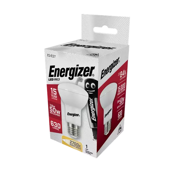 Energizer High Tech Led R63 600Lm 7.8W E27 (Es) 2,700K (Warm White), Pack Of 1