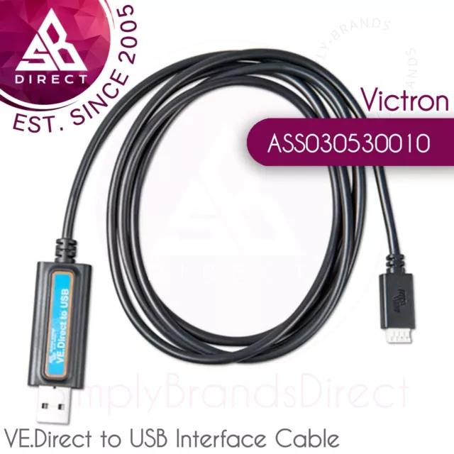 Victron Energy Ve.direct Pour USB Interface Câble │ ASS030530010 │ Marin Bateaux