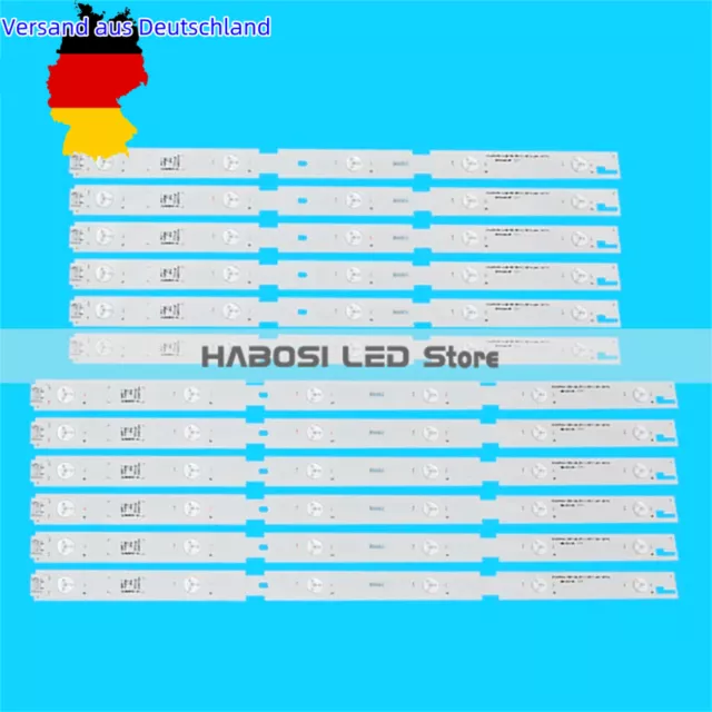 LED-Streifen Für Grundig 49VLE4523 49VLE5521 49GFW6628 49VLE6565BL HWCR49D640L R