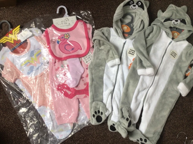 Bundle of baby girls warm winter clothes size 3-6 months 6-9 months BNWT