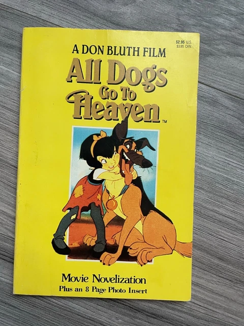 ALL DOGS GO to Heaven - Don Bluth (Paperback, 1989) Children Movie ...