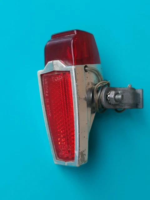 Feu Arrière Vélo Cibié Vintage - Phare Ancien Français - Pour Randonneuse