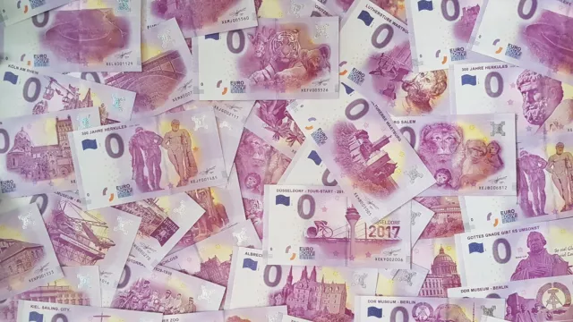 Große 2019er Null Euro Souvenirschein Auswahl - Deutschland | € 0 Euro Schein