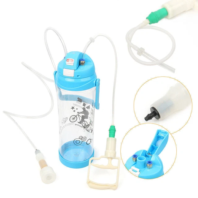3L Portable Hand Barrel Milking Machine Sheep Milker Vacuum Cattle Dairy Farm