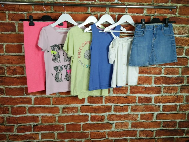 Gilet Maglia Bambina Età 8-9 Anni Gap Next H&M Gonna Leggings Top Sirena 134Cm