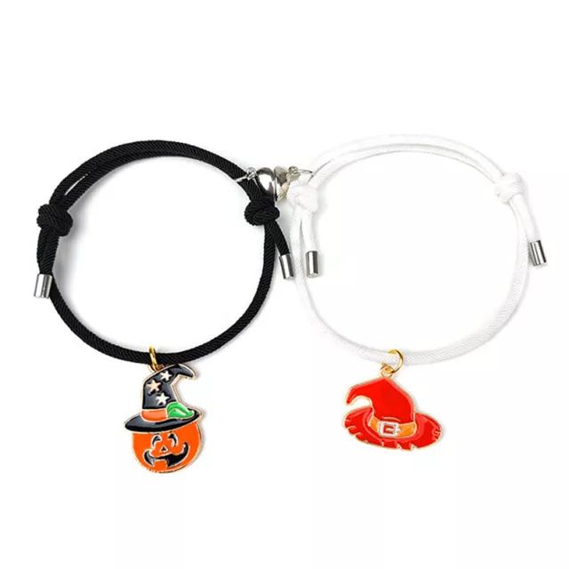 2pz Braccialetti Romantici Coppia Cuore Magnetici Attraenti per Donna Sp