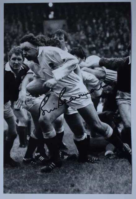 Bill Beaumont Signed Autograph Signature 12x8 Photo England Rugby Union AFTAL