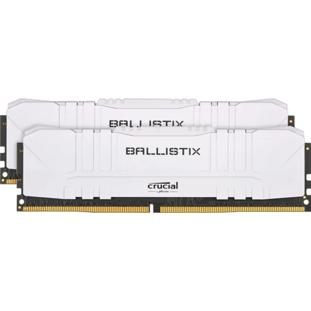 Crucial Ballistix 16GB (8GBx2) DDR4 CL16 3200MHz White     New