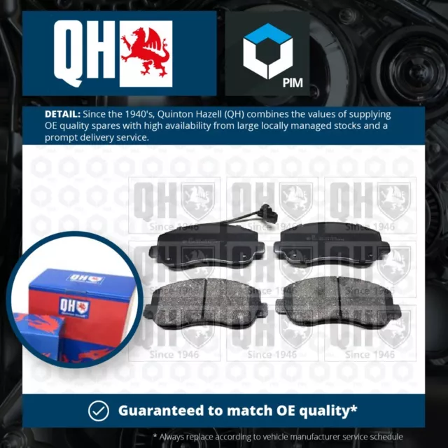 Brake Pads Set fits RENAULT MASTER Mk3 2.3D Front 2010 on QH 410601061R Quality
